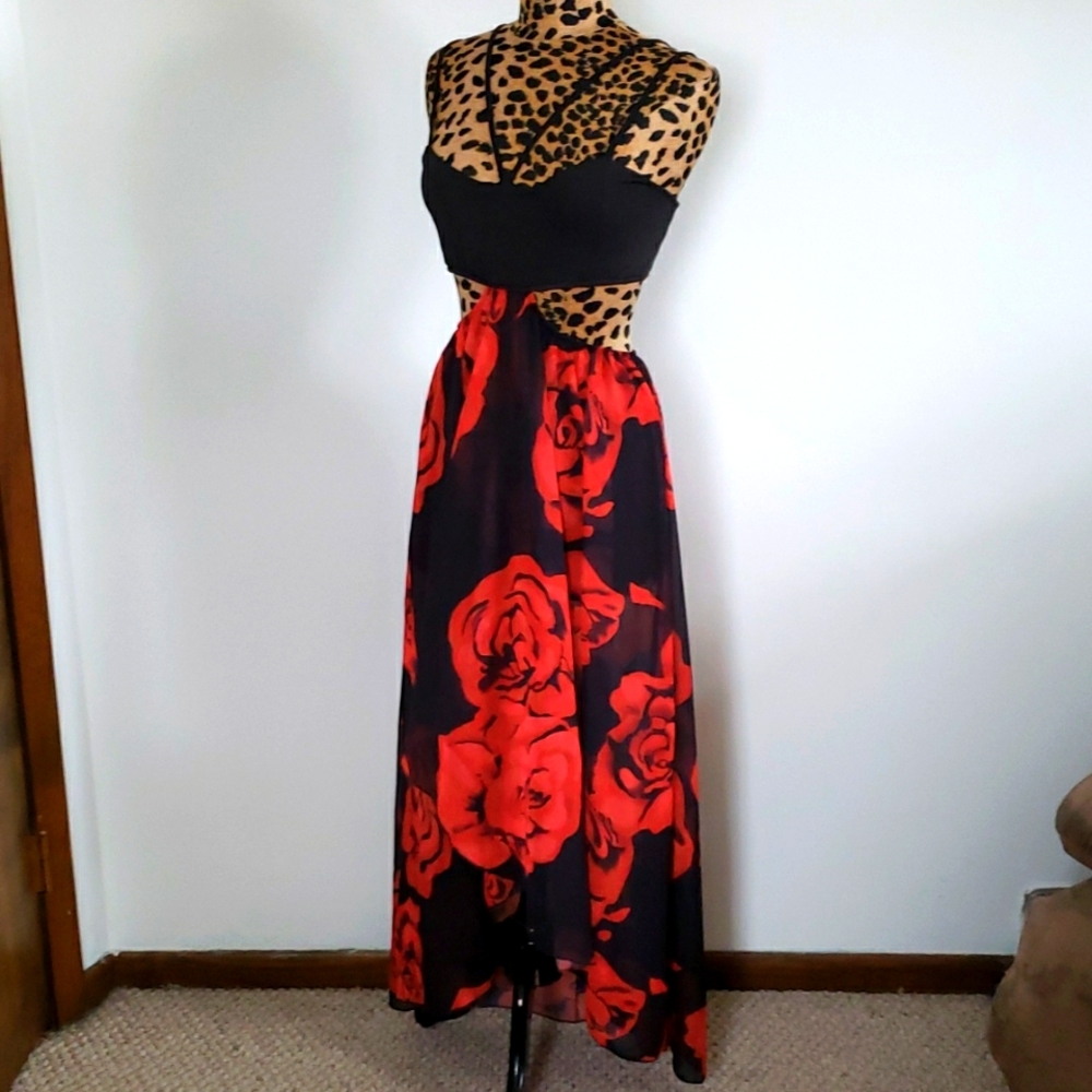Strappy Black Summer Dress